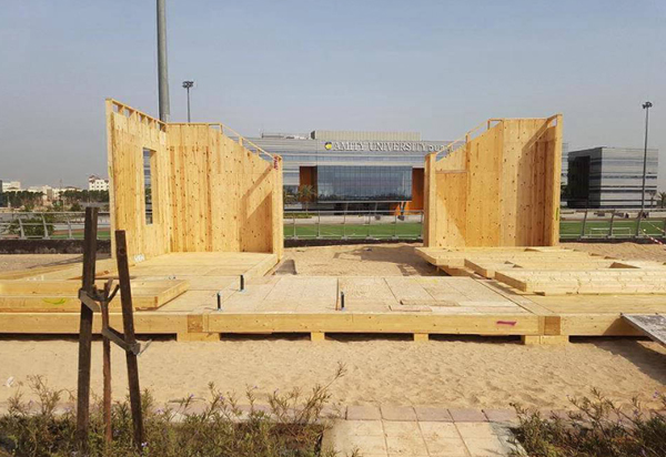 Démarrage du projet Baitykool avec panneaux ossature bois TEBOPIN